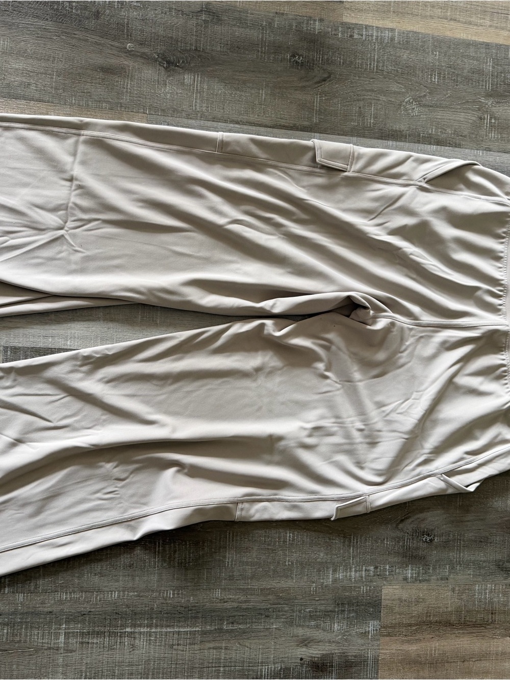 Athleta high waisted wide leg pants-Light Beige
